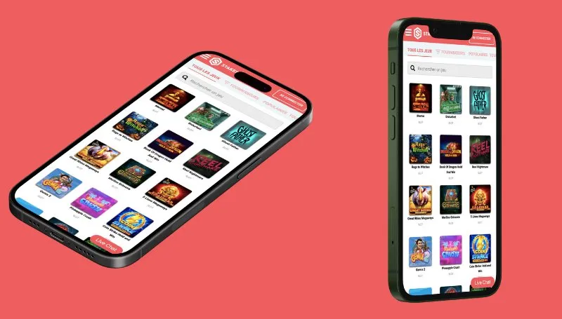 So funktioniert die mobile Version von Stakes 777
